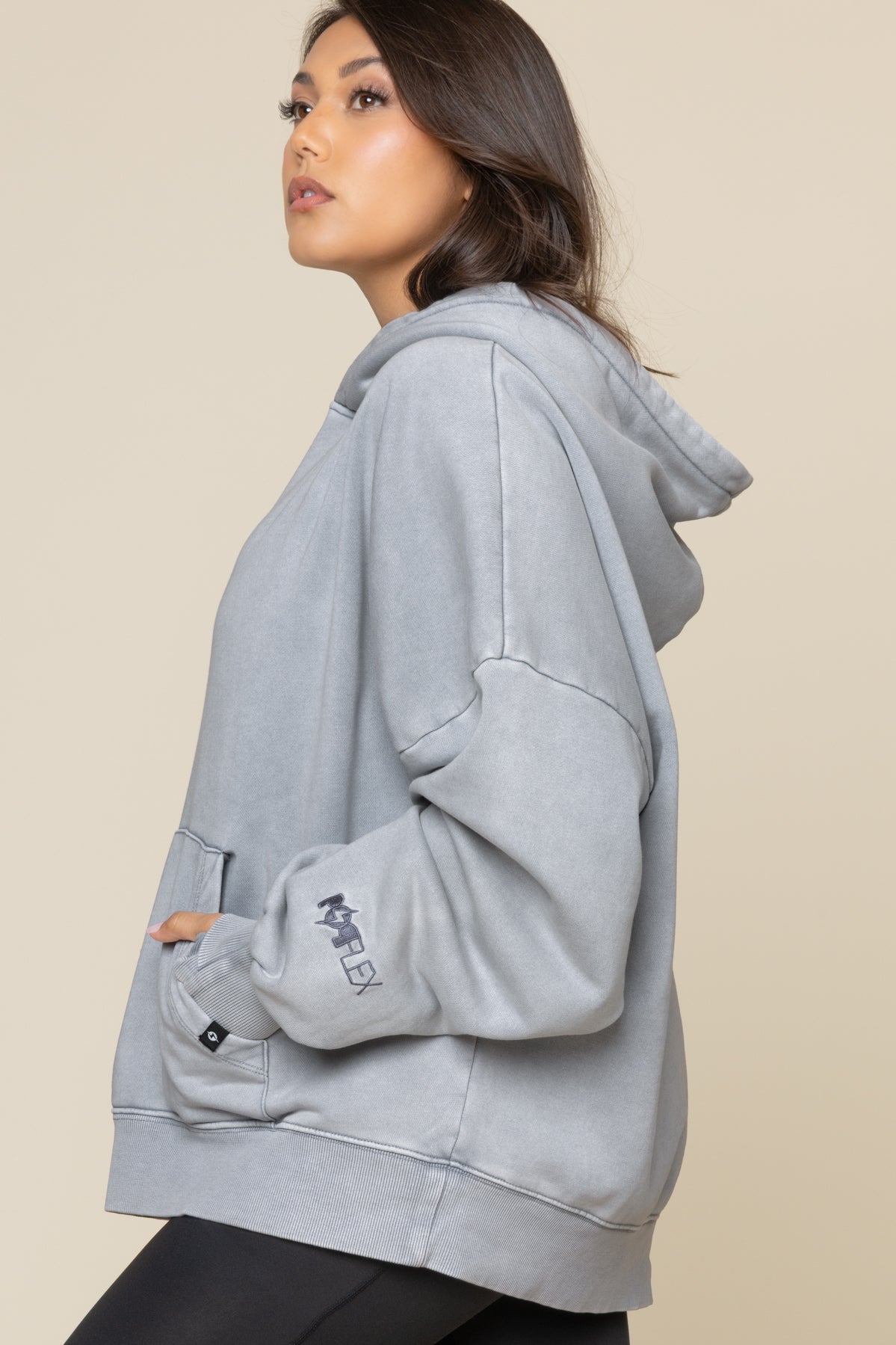 Boxy Boyfriend Hoodie - Vintage Blue Mist