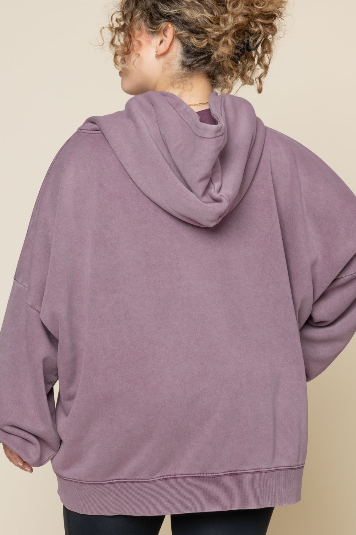 Boxy Boyfriend Hoodie - Vintage Crimson