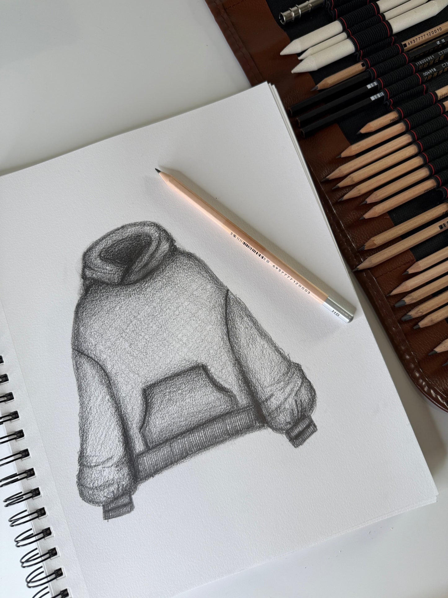 Boxy Boyfriend Hoodie - Vintage Blue Mist