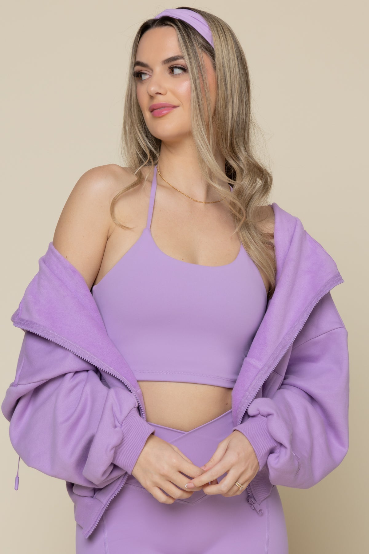 Zip Cloud Hoodie - Mystic Purple