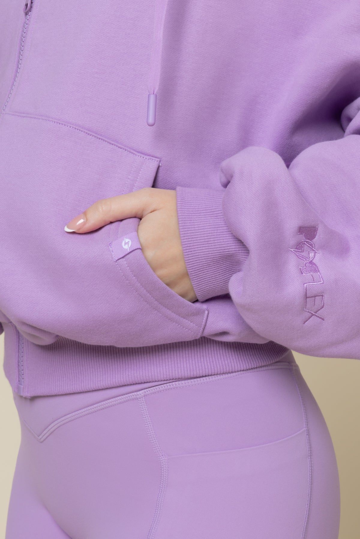 Zip Cloud Hoodie - Mystic Purple