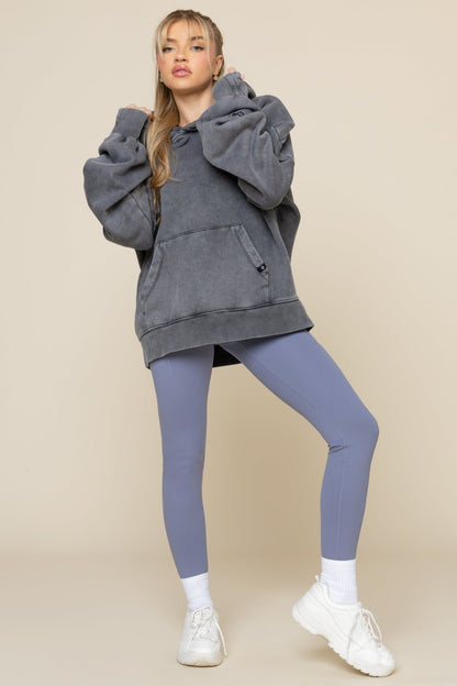 Boxy Boyfriend Hoodie - Vintage Black