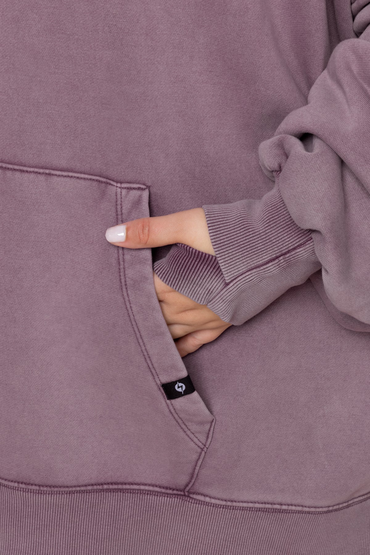 Boxy Boyfriend Hoodie - Vintage Crimson