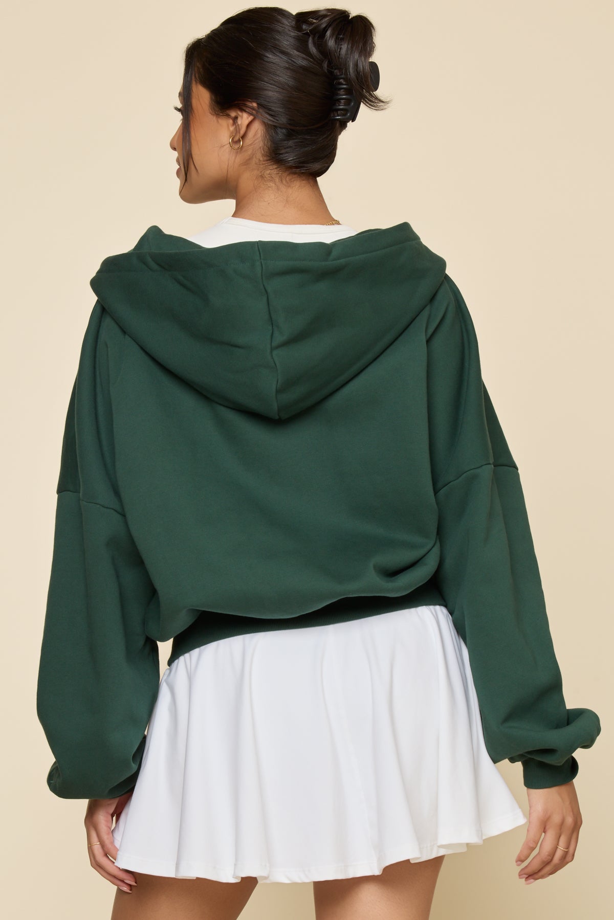 Zip Cloud Hoodie - Game Time Green