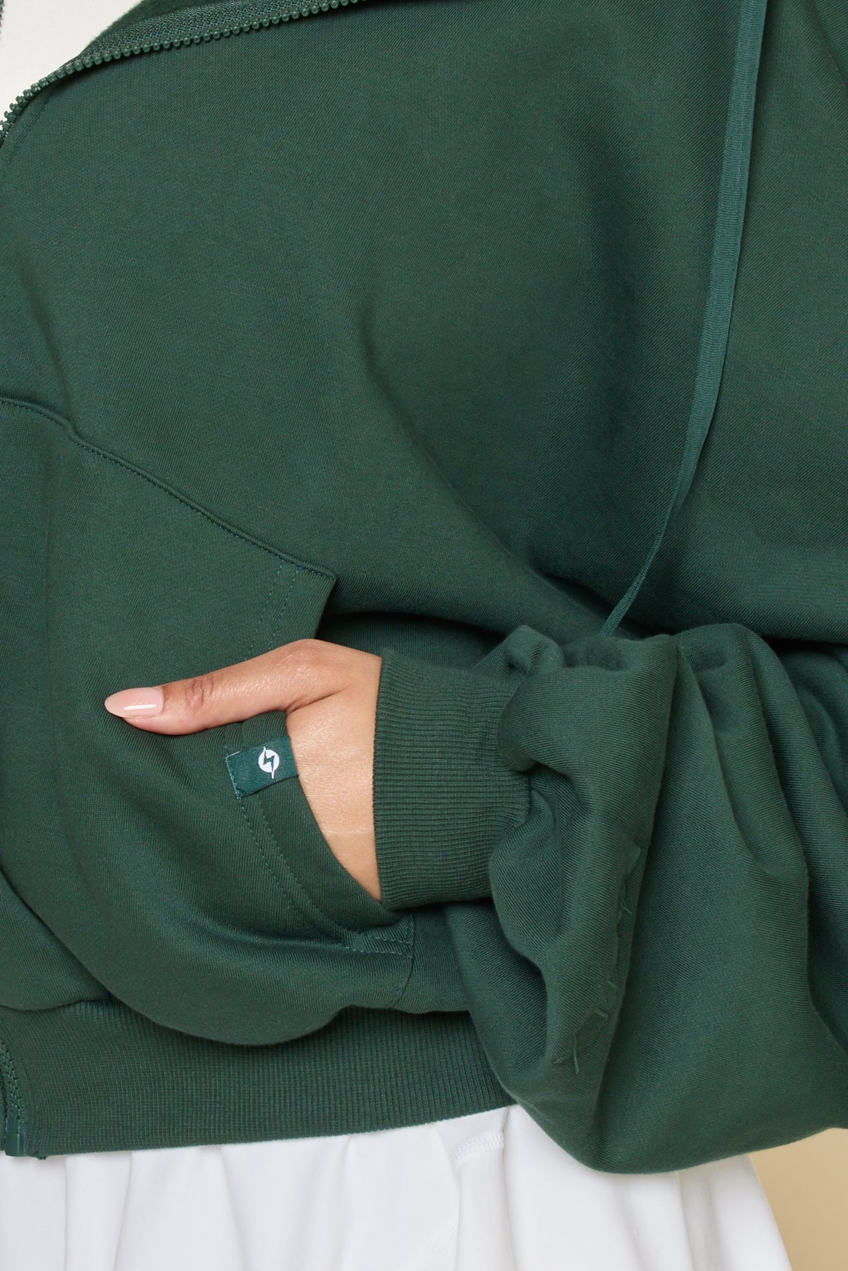 Zip Cloud Hoodie - Game Time Green