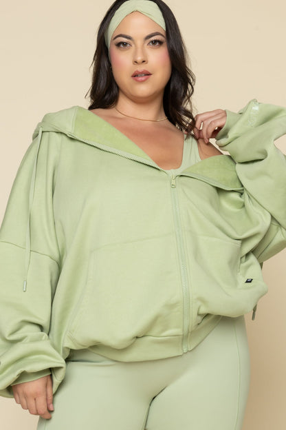 Zip Cloud Hoodie - Pistachio