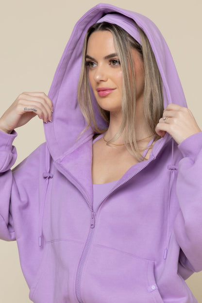 Zip Cloud Hoodie - Mystic Purple
