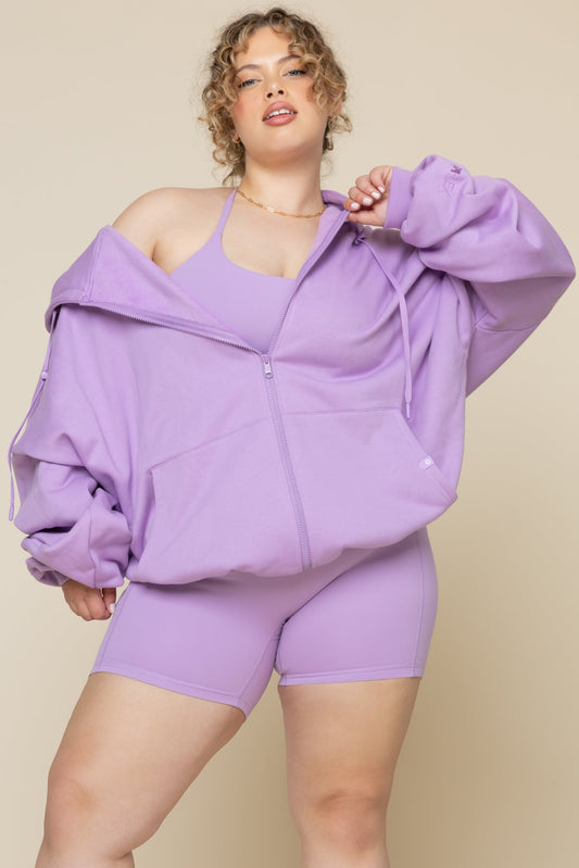 Zip Cloud Hoodie - Mystic Purple